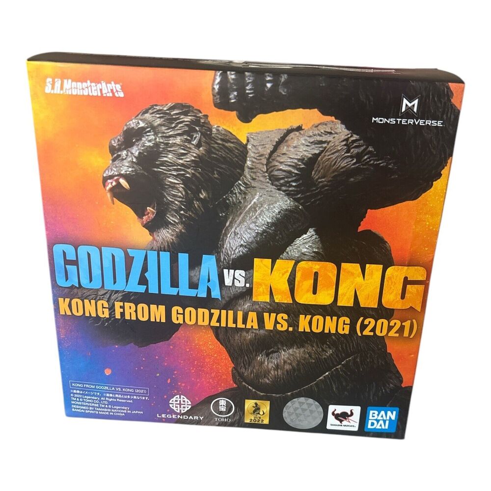 Kong Godzilla vs. Kong (2021) S.H. Monster Verse Action Figure Bandai Tamashii